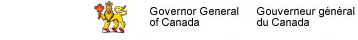 Governor General of Canada / Gouverneur général du Canadaa